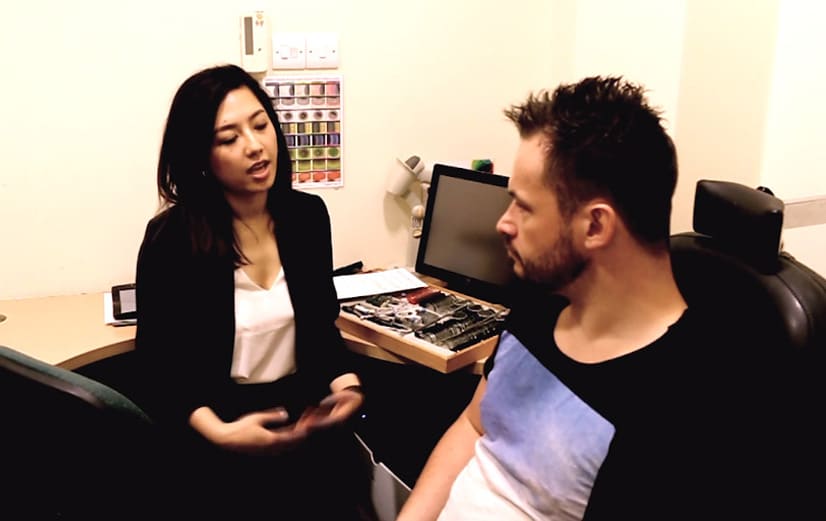 Optometrist consultation