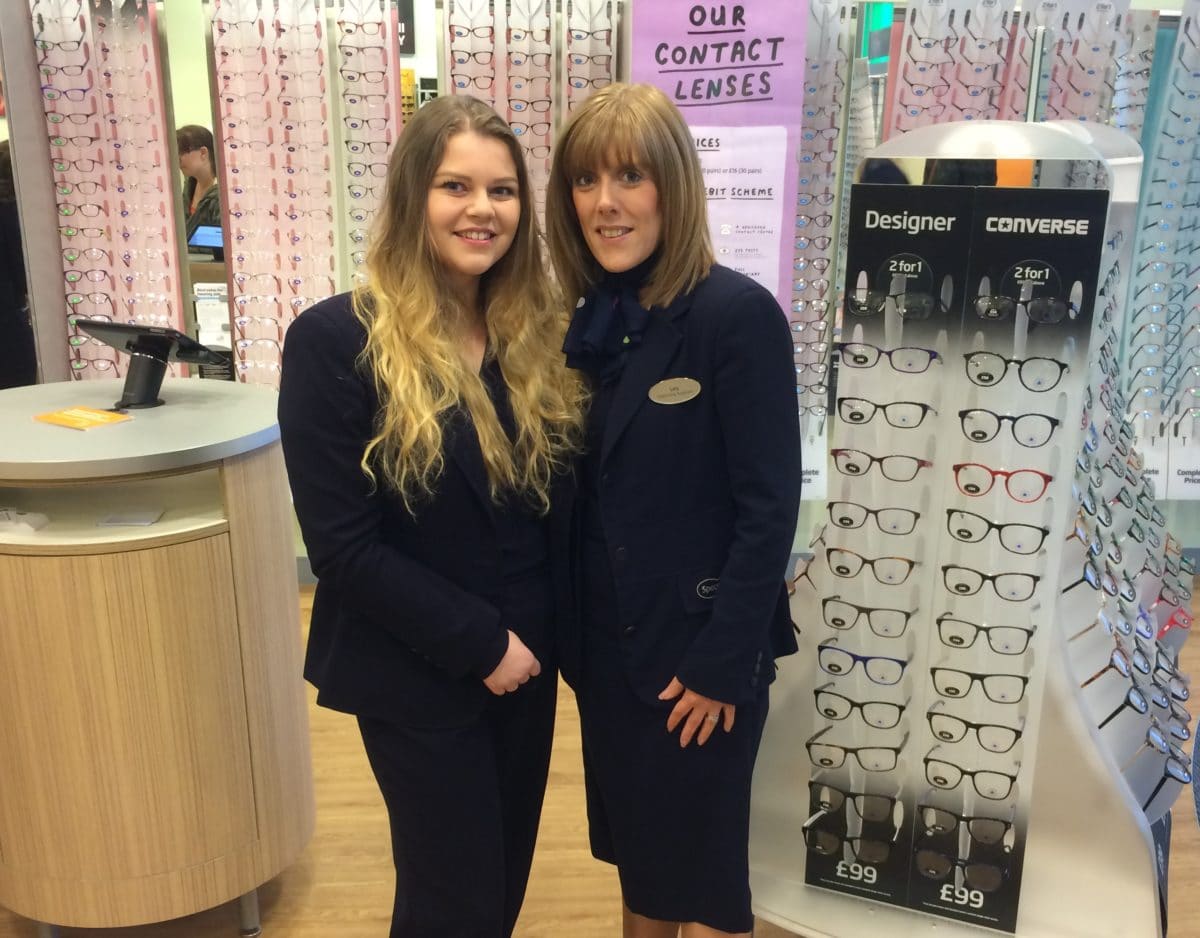 Sixth form dropout finds her way as optical assistant apprentice