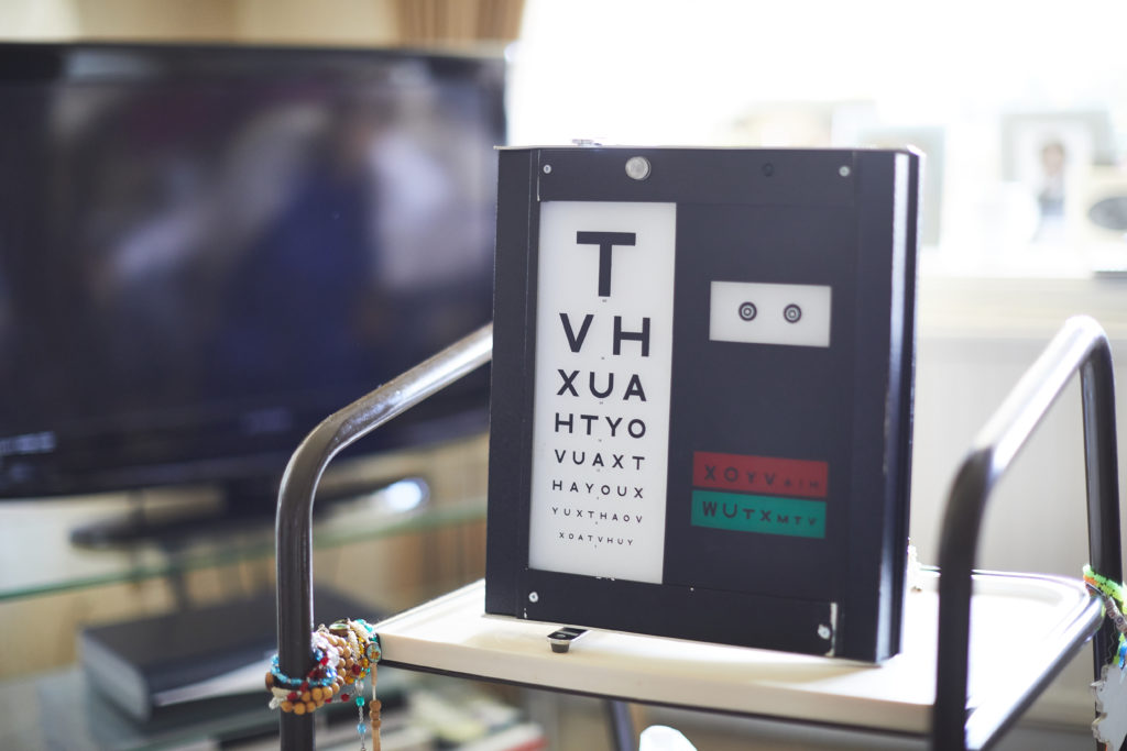 Return to care home eye tests Spectrum
